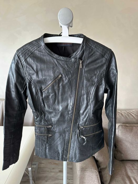 Яке естествена кожа TRUSSARDI JEANS