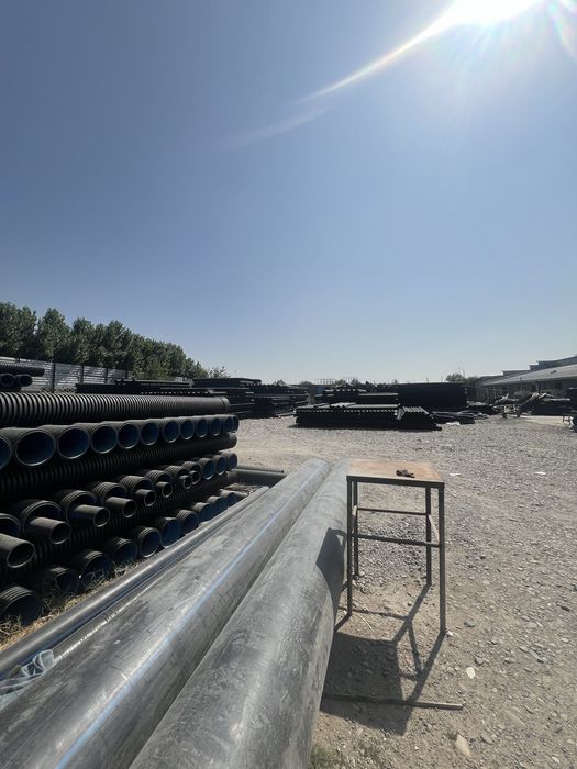 Гофра труба. Gofra truba. Завод! Трубы гофрированные. Доставка go’fra