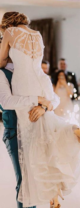 Rochie de mireasă unicat, designer Justin Alexander