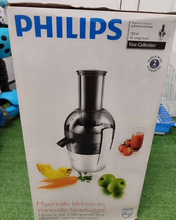 Storcator de fructe si legume Philips Viva Collection XL HR1855, 700 W