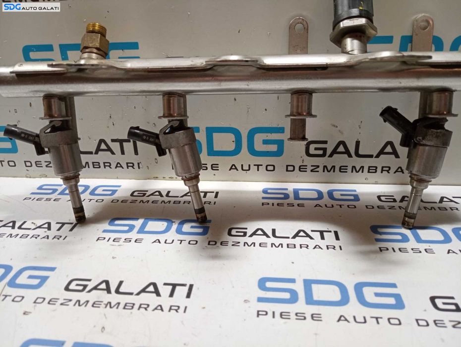 Rampa Presiune cu Injectoare cu Senzor Presiune Combustibil Audi A4 B8 2.0 TFSI 2010 - 2015 Cod 06J133317J 0261500076 [M4962] [M4963]