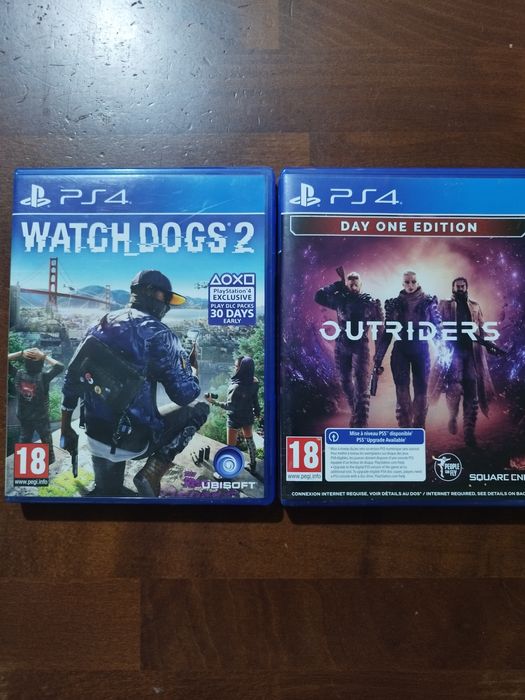 Watch Dogs 2 и Outriders/ Игри за ps4