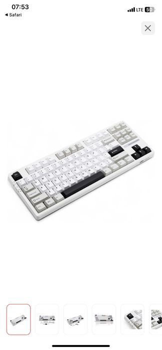 Клавиатура MageGee Light87 белый