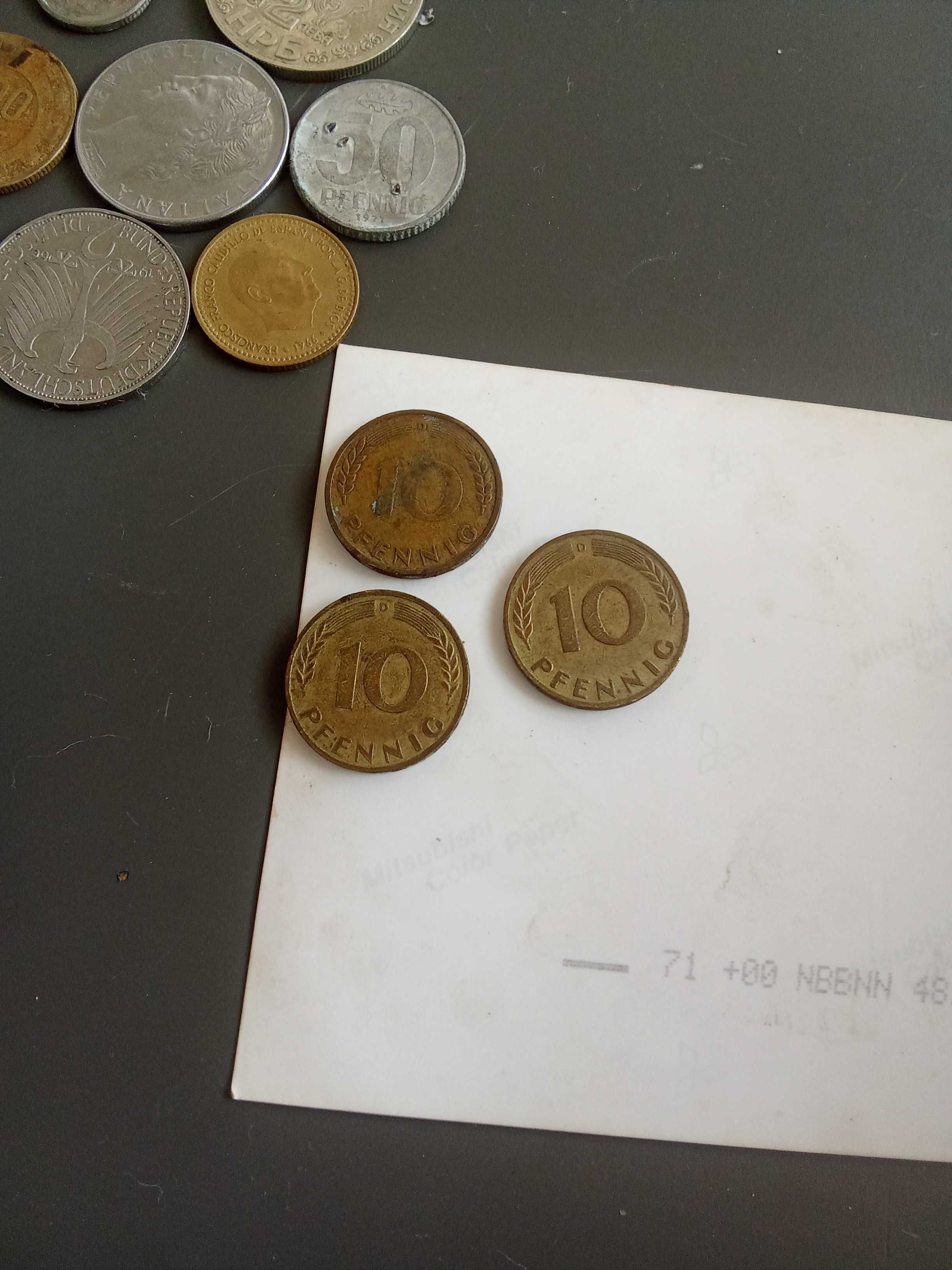 3 монети 10 PFENNIG