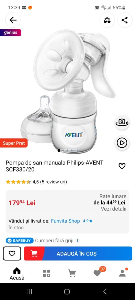 Transport gratuit  produse mama bebe