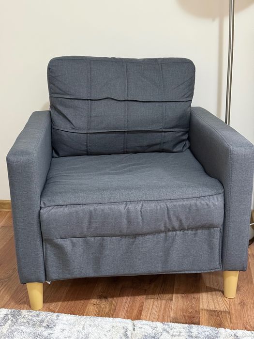 Нов модерен Фотьойл тъмносив