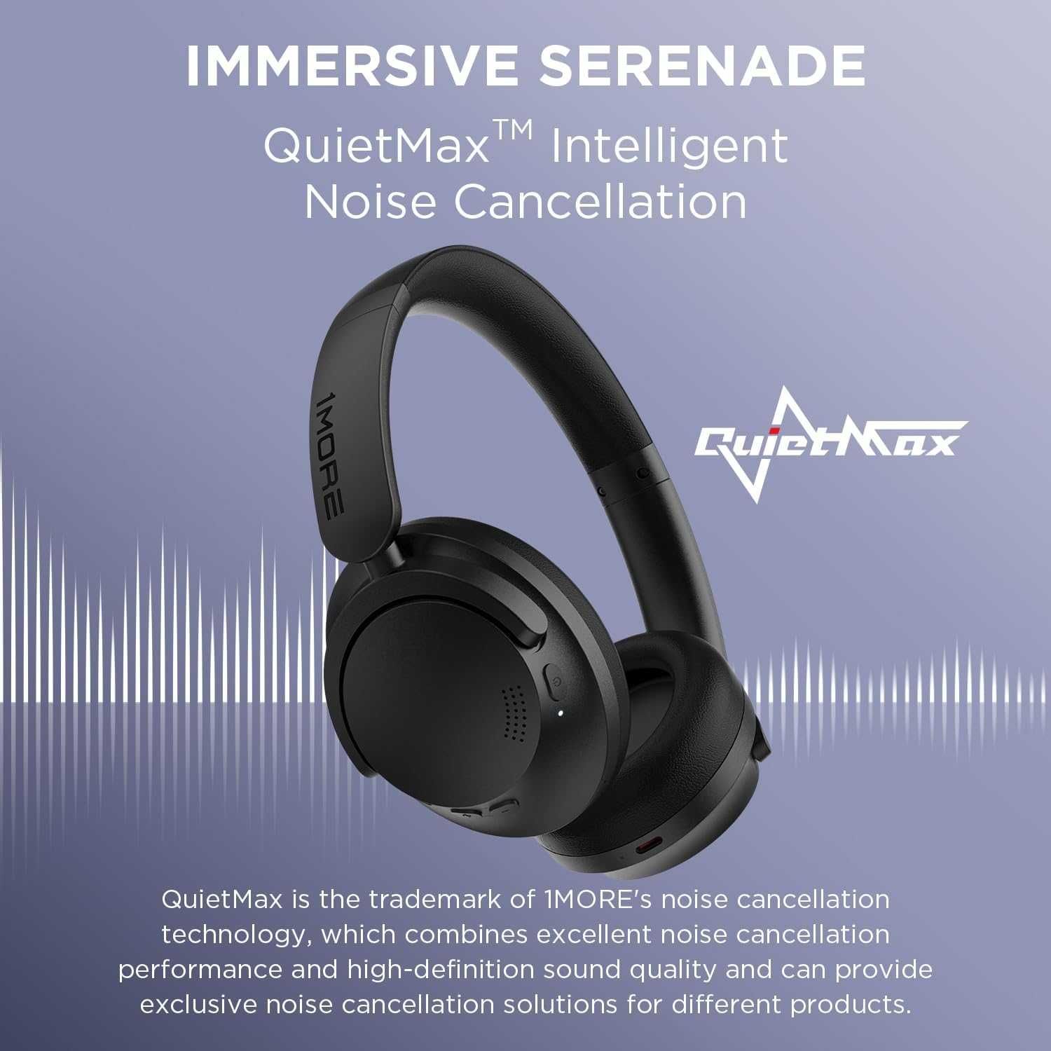 1MORE SonoFlow SE Over Ear Bluetooth слушалки с диадема,ANC