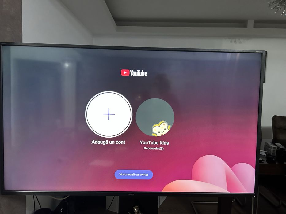 Televizor Sharp 4k 139 cm