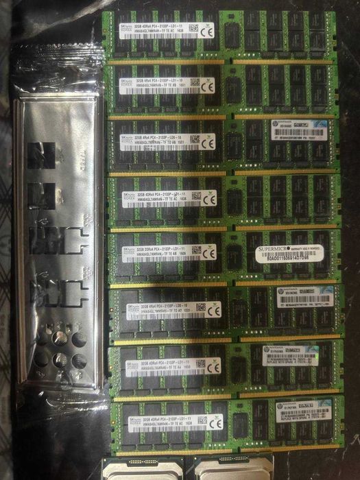 Комплекты x99 HUANANZHI F8D PLUS /44 ядер 88  потока /256 гб озу ddr4