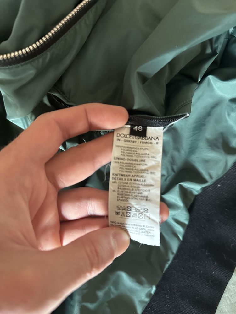 Geaca de fas verde Dolce & Gabbana DG marimea 48/M
