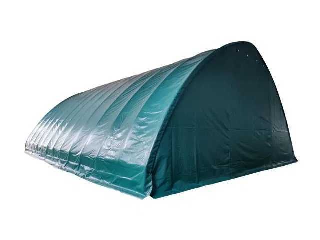 Corturi Hale  Semirotunde in alb/verde 620g/m² PVC IGNIFUG iv