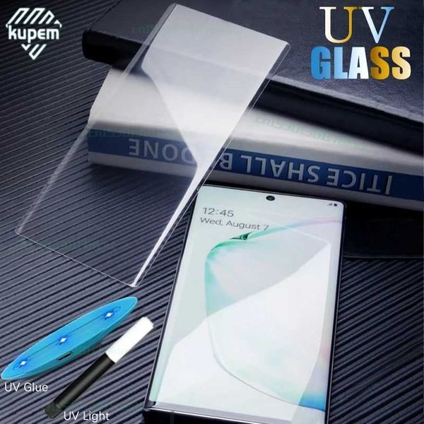 3D UV Стъклен протектор ЦЯЛО ТЕЧНО ЛЕПИЛО Samsung Galaxy Note 20 Ultra