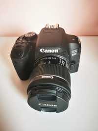 DSLR Canon EOS 800D, 24.2MP, Wi-Fi,+ Obiectiv EF-S 18-55mm f/3.5-5.6