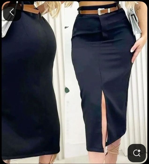 Юбка школьный, темно-синий