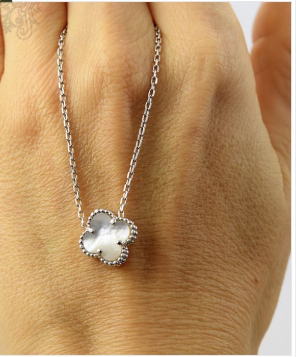 Колье серебро ван клиф