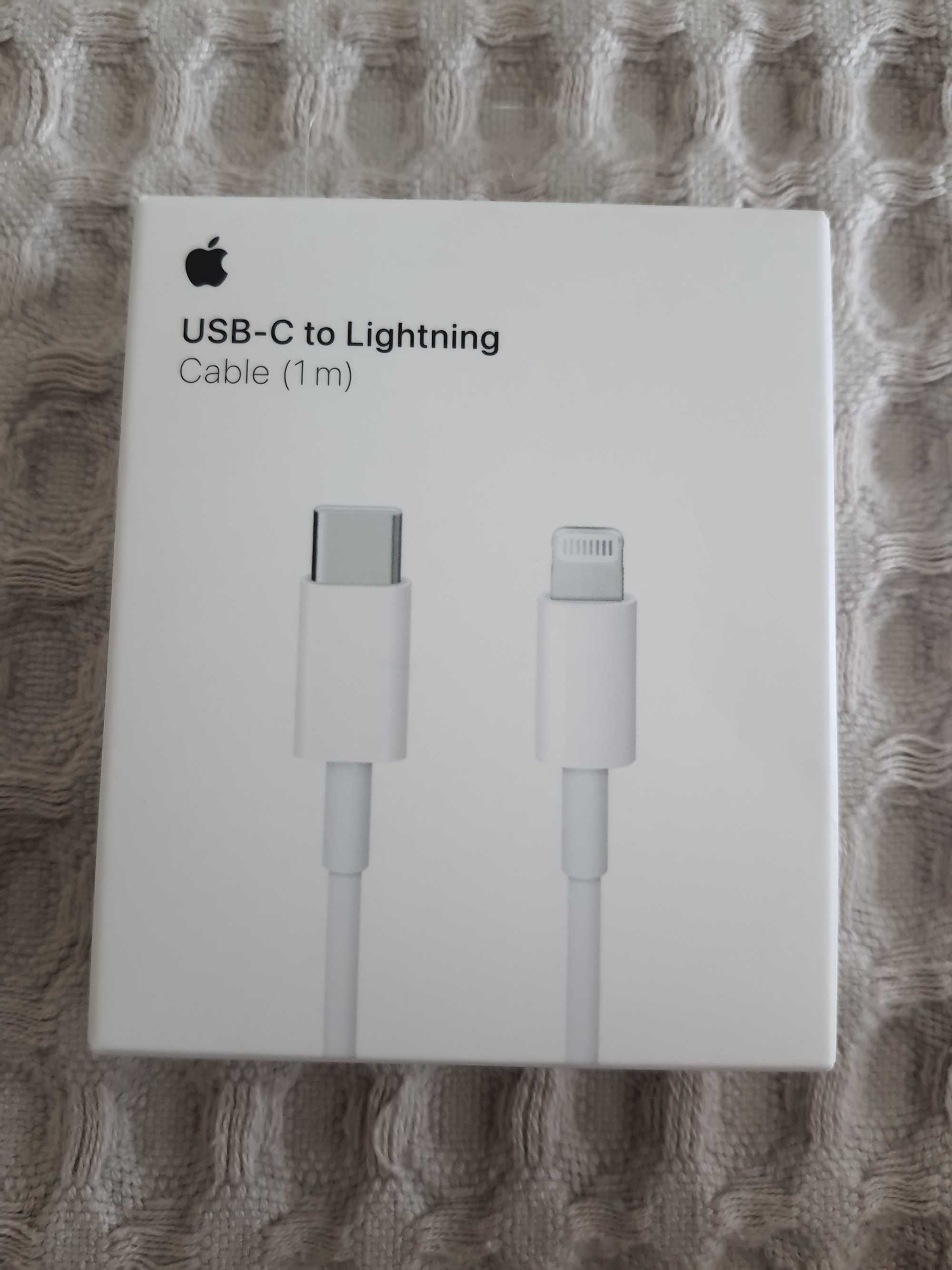 Cablu date/incarcare Apple, USB-C to Lightning, 1m, White