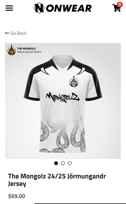 Продаю новую оригинальную джерси The Mongolz