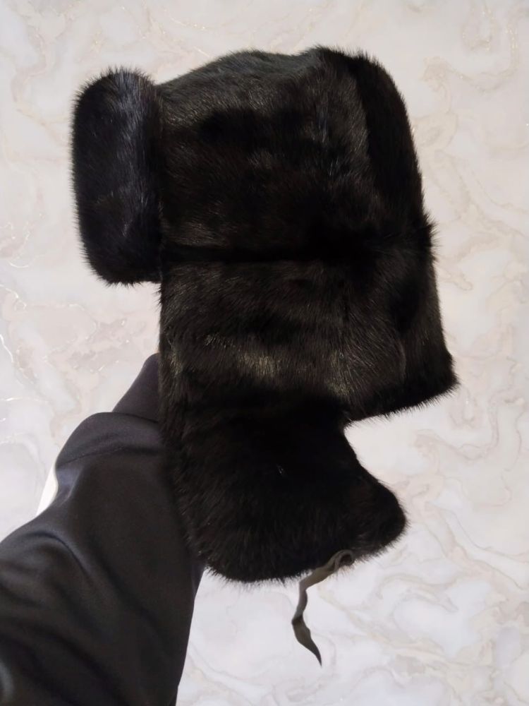 Продам норковую шапку-ушанку