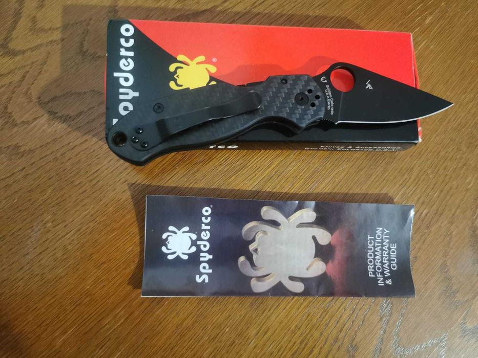 Cutit Briceag Spyderco USA Paramilitary 3 Fibra de carbon