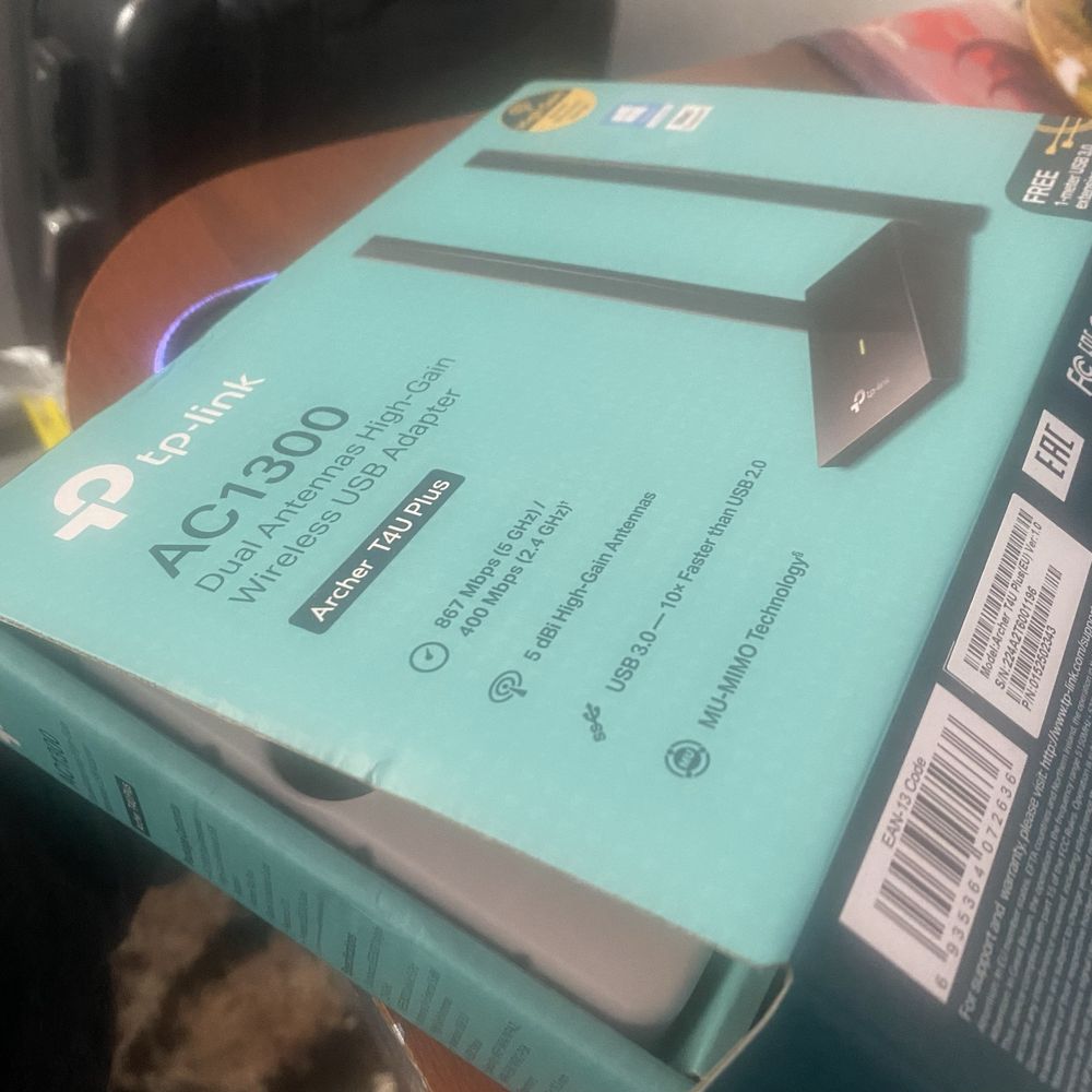 Wi-fi адаптер TP Link Archer T4U Plus