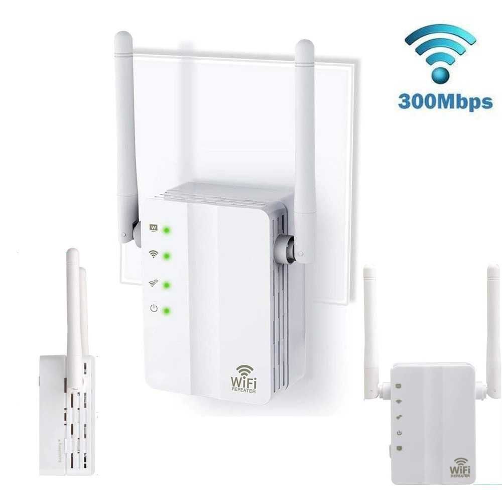 ГАРАНЦИЯ! WIFI Усилвател с две антени 300mbs Range Extender