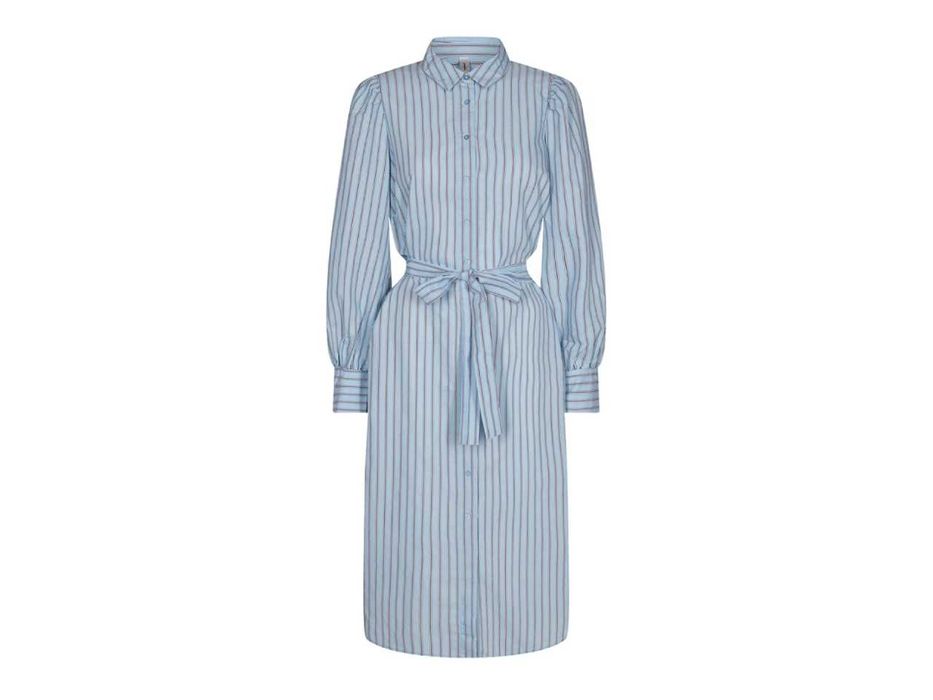 Рокля-риза синьо райе Sophia’s Wardrobe S - като нова