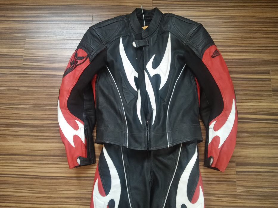 Combinezon moto leder