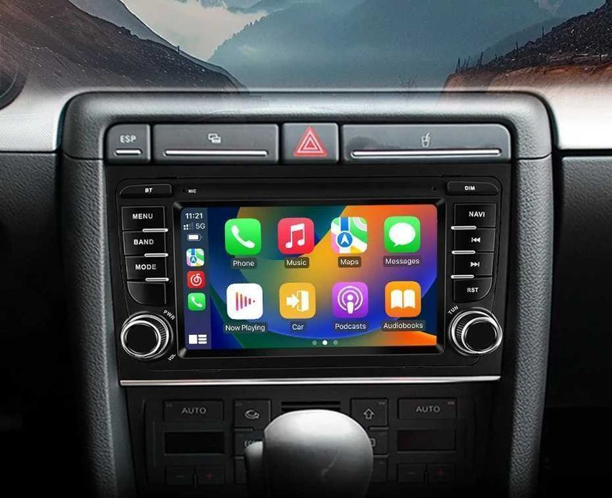 Navigatie 4GB RAM GPS Android Dedicata Audi A4 B6 B7 Seat Exeo Carplay