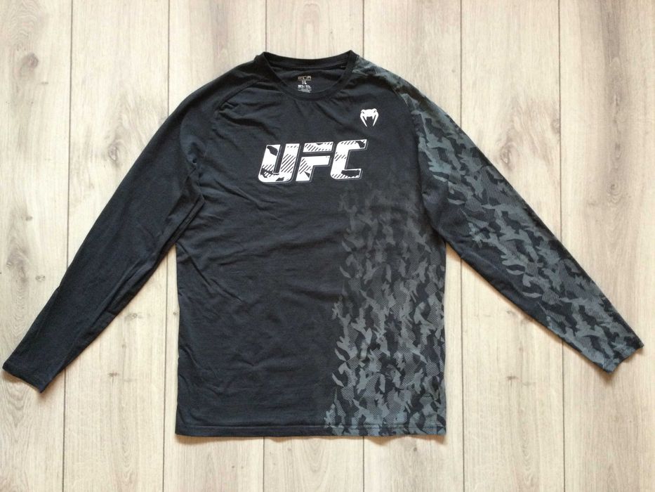 НОВА оригинална черна фланела блуза VENUM x UFC размер L от САЩ