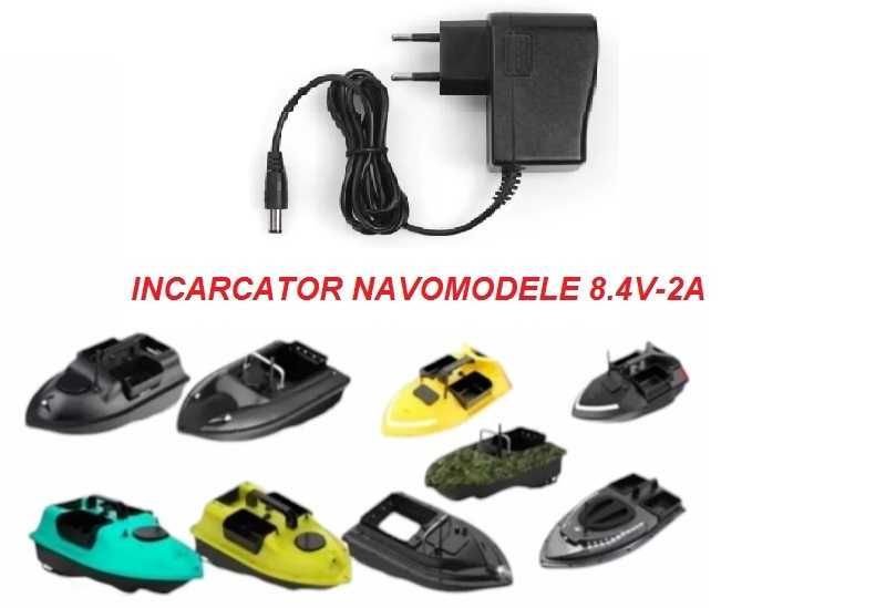 Incarcator pentru bateriile de navomodel cu amperaj mare-8.4V- 2A