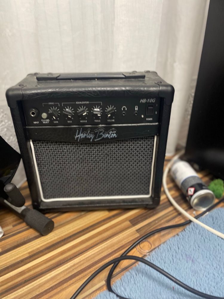 Harley Benton MB-20BK Rock series bundle