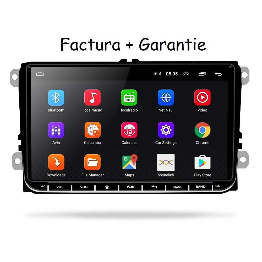 Navigatie Android 9Inch, 2GB RAM 32 Stocare VW/Skoda/Seat/Passat/Golf