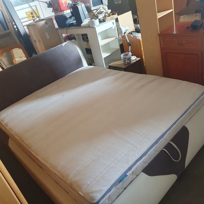 Pat dormitor tapițat 1,60m/2m +are ladă