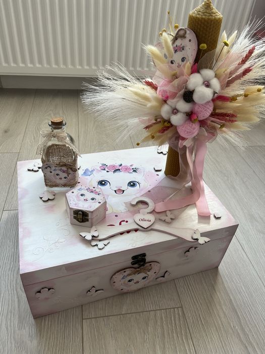 Cutie trusou/Lumanare botez