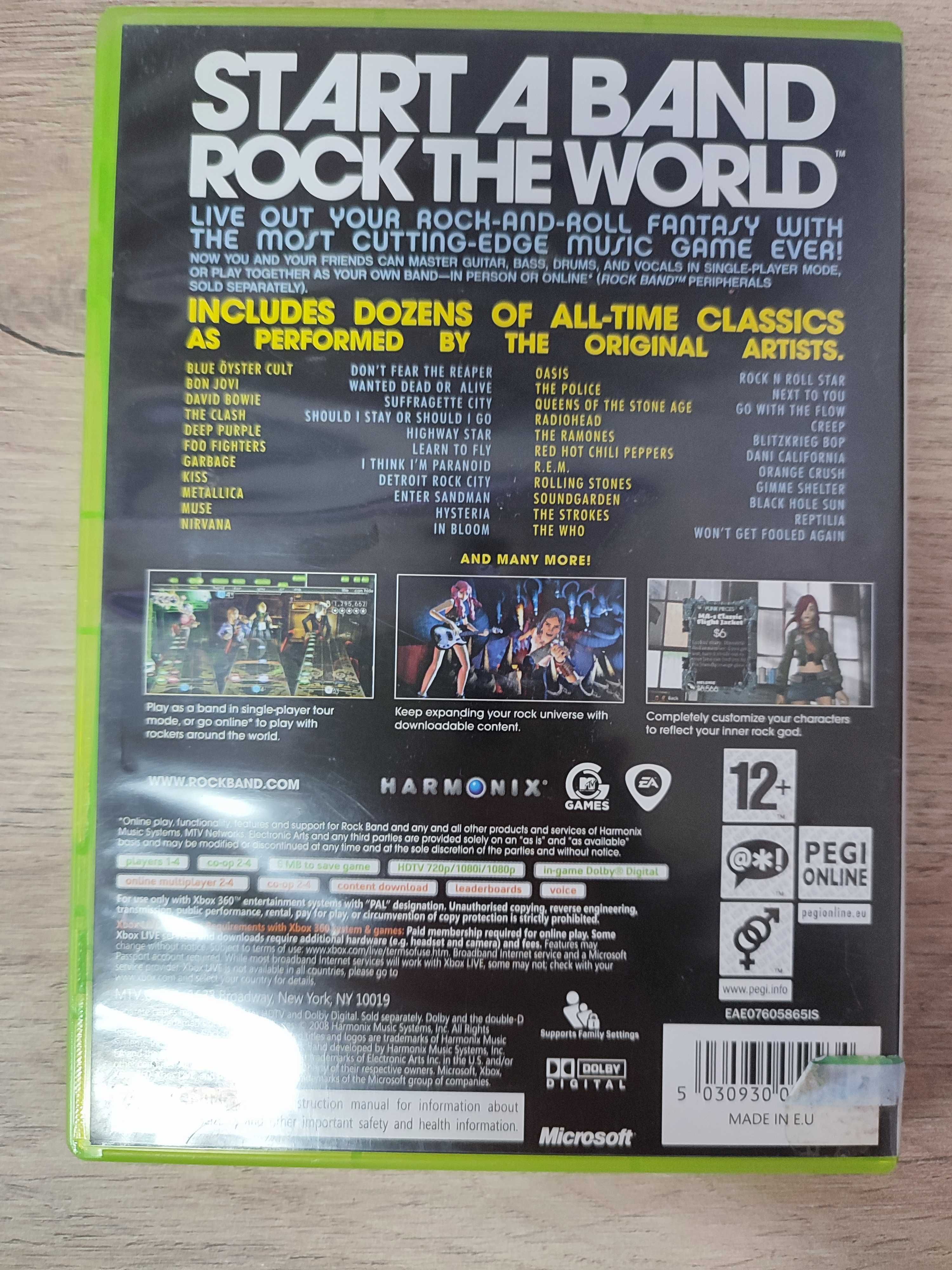 Rock Band Xbox 360