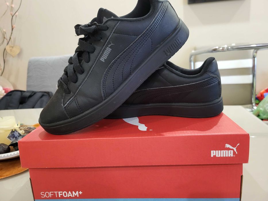 Puma Спортни обувки Rickie Classic с еко кожа за момче, 39 номер