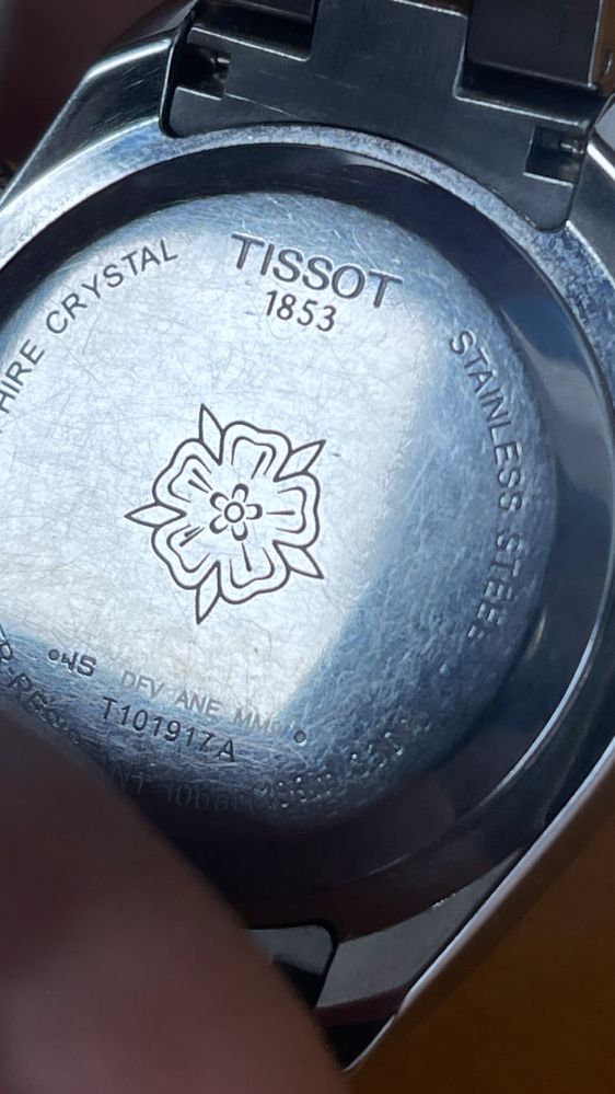 Дамски часовник с диаманти TISSOT PR 100 SPORT CHIC CHRONOGRAPH