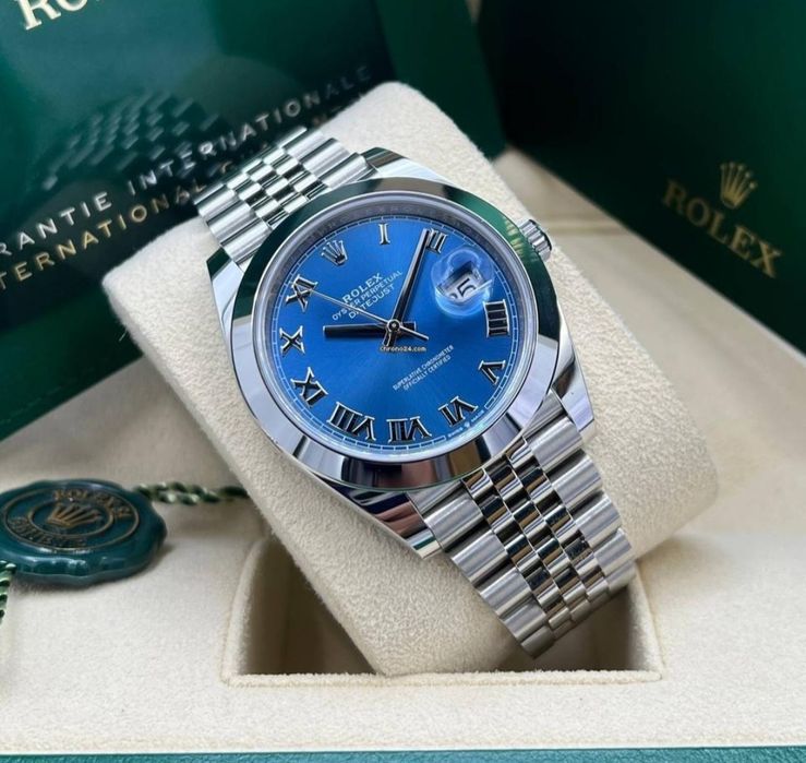 Rolex Datejust 41 Albastru Roman