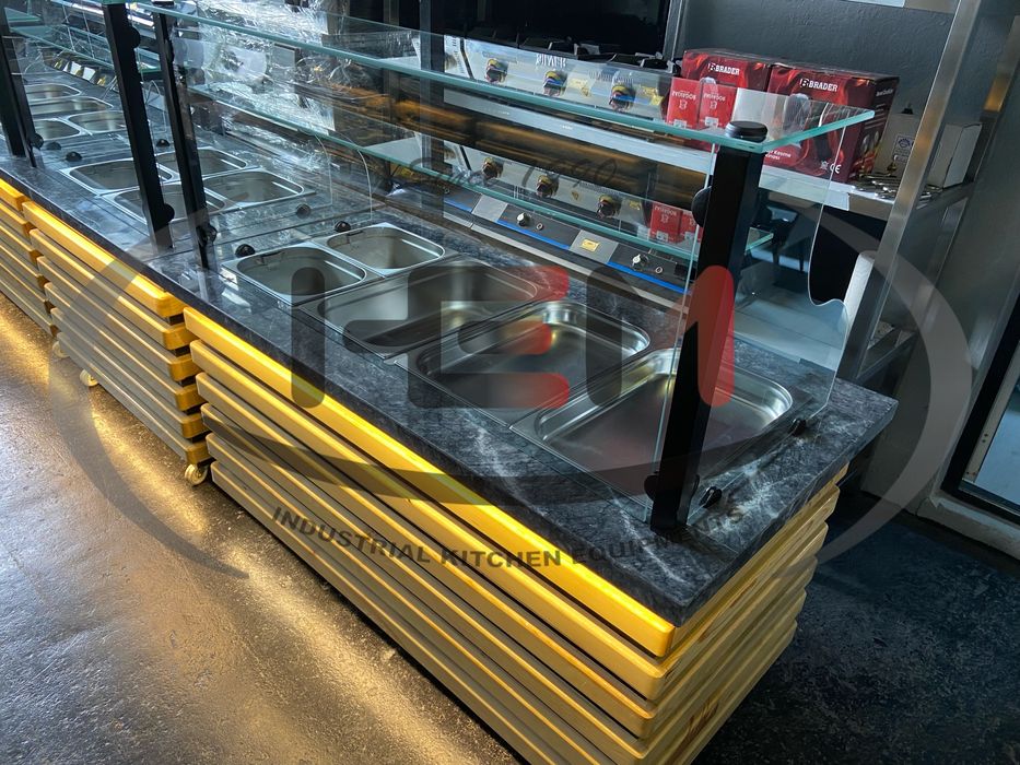 Linie Autoservire (Vitrina Calda-Vitrina Rece-Casier) ÎN STOC