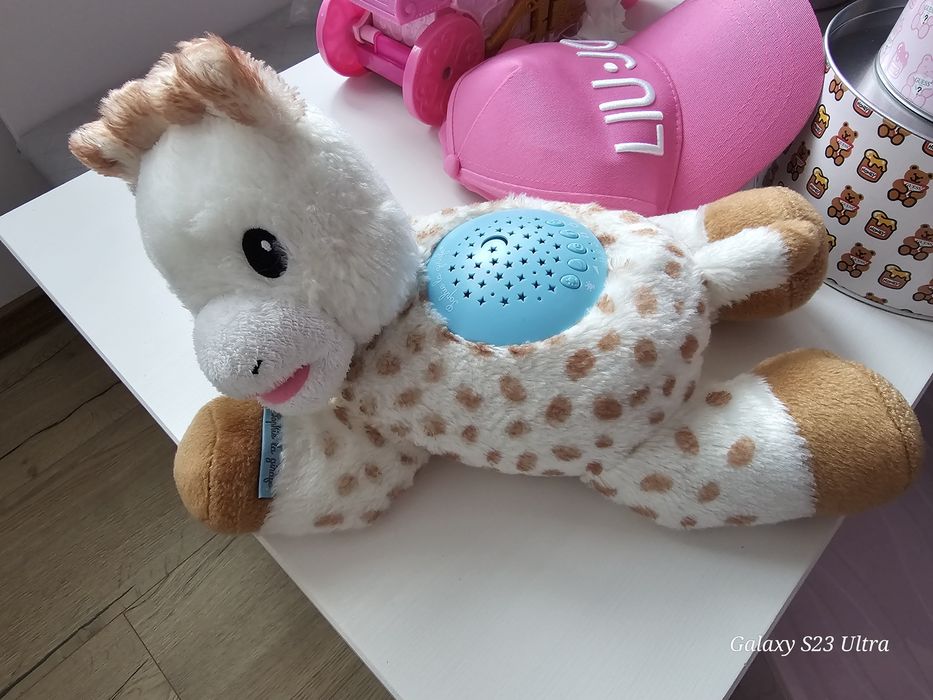 Софи жирафчето 3 в 1 музикална нощна лампа плюшена играчка