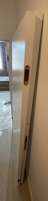 2 buc foi usa porta doors UNI COLOR MODERN H.1 alb mat