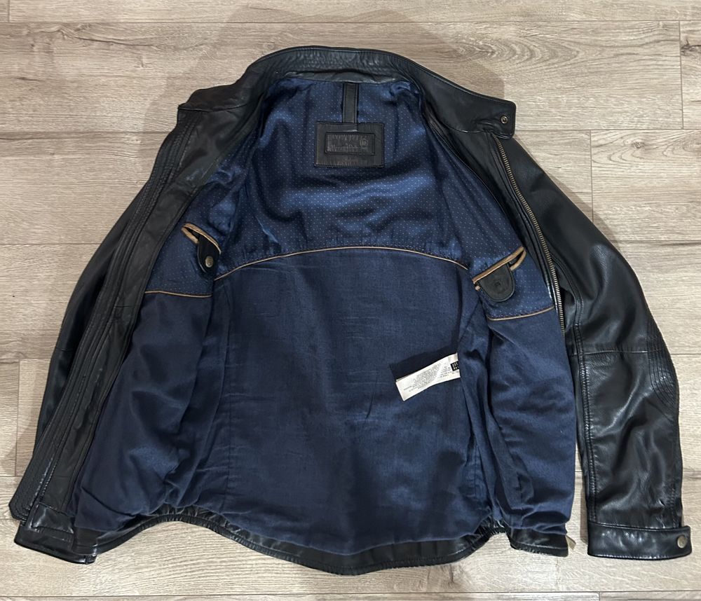 Geaca piele Massimo Dutti