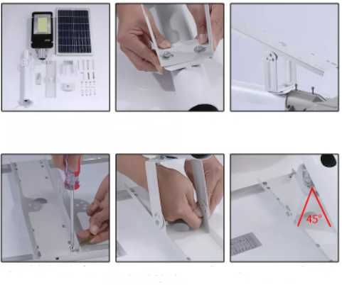 Lampă solară stradală LED 1000W 6500K