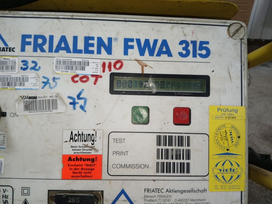 Aparat sudura electrofuziune