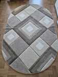 Covor oval 120x230 cm – model geometric modern