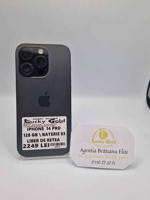 Iphone 14 Pro 128 GB baterie 83 cod 22563