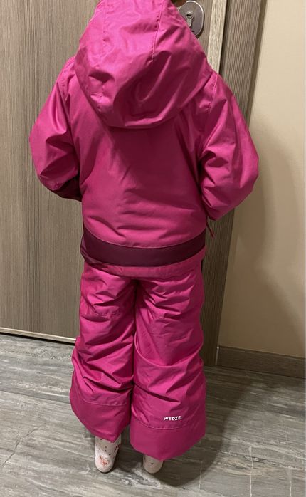 Детски Розов Ски Екип WEDZE (долнище - 98-104см, горнище - 91-97см)