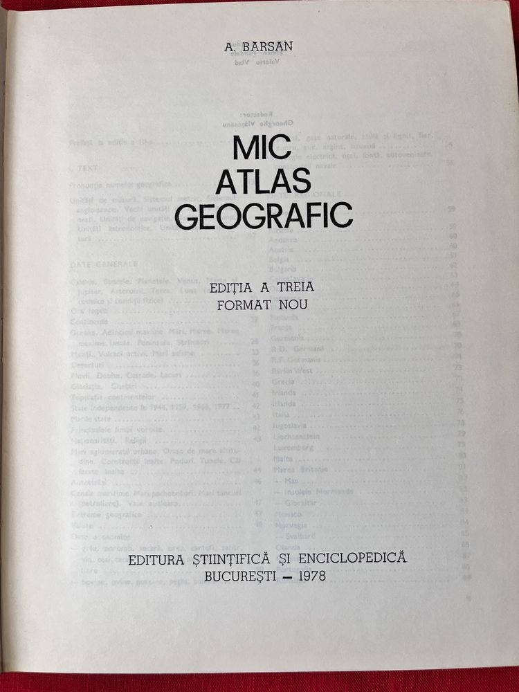 Mic atlas geografic-A. Barsan