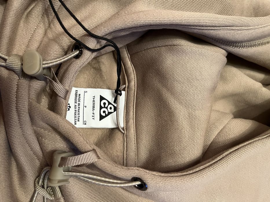 Hanorac Nike ACG Hoodie therma oversize S/M/L Fleece maro/crem