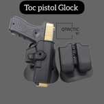 Toc holster  Glock, retenție de siguranță, polimer puternic